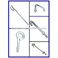 electric pole protection hardware fitting hot-dip galvanized Bent Gasket power transmission line accessories